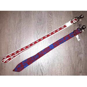 Roxy and Quiksilver Lanyards Keychain ID Holder Clip Beach Surfer Ocean Tropical